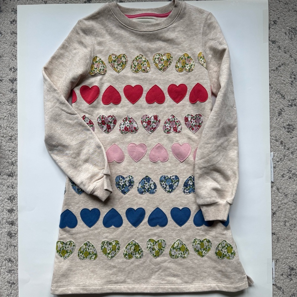 Mini Boden heart liberty London dress